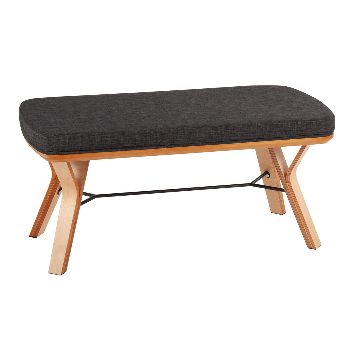 Folia - Mid-Century Modern Bench