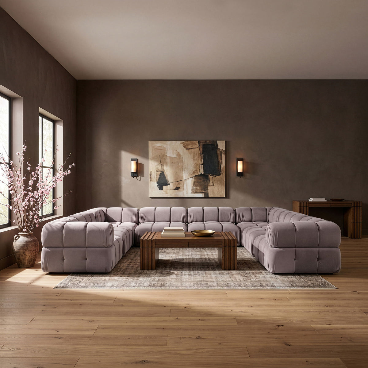 Orin - 8 Piece Modular Sectional (4 Modular Chairs, 4 Corner Chairs)
