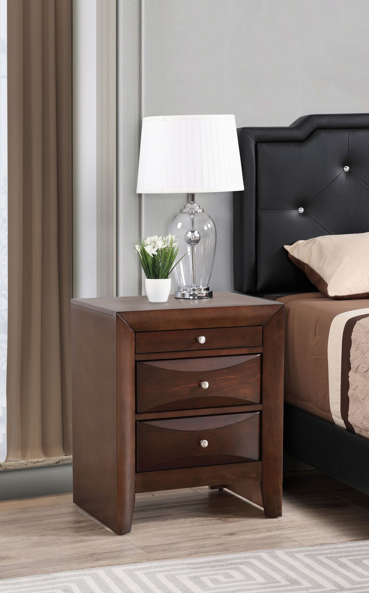Marilla - Nightstand - Cappuccino
