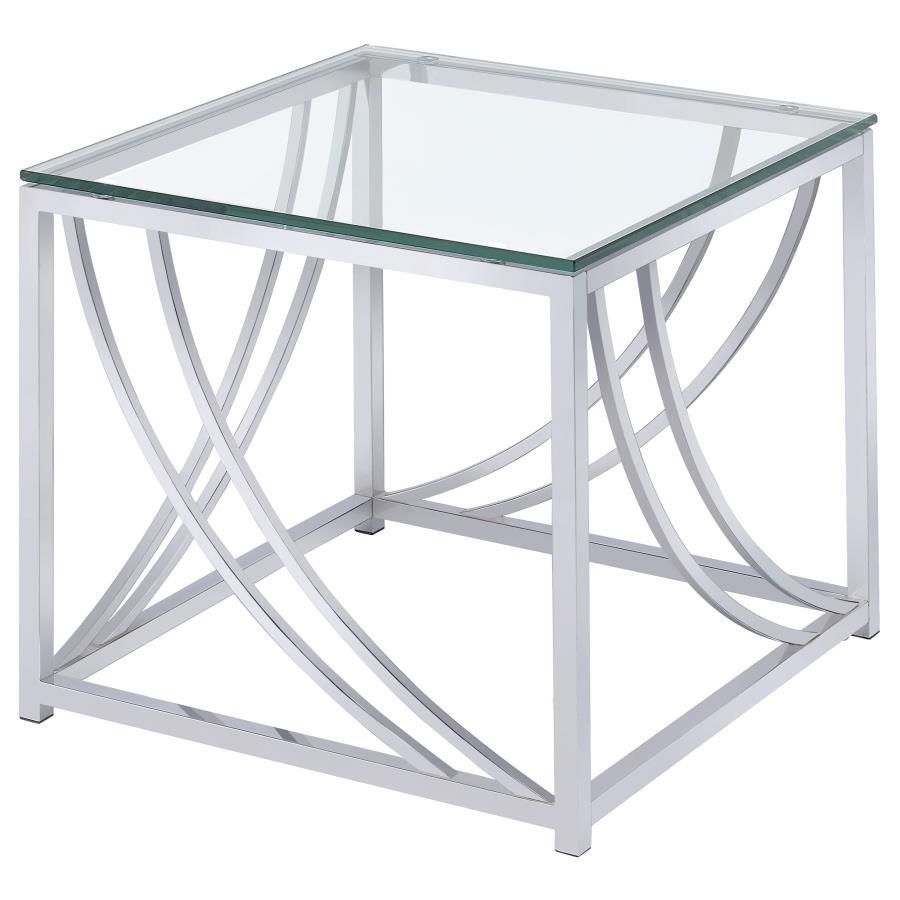 Lille - Glass Top Coffee And End Table Set