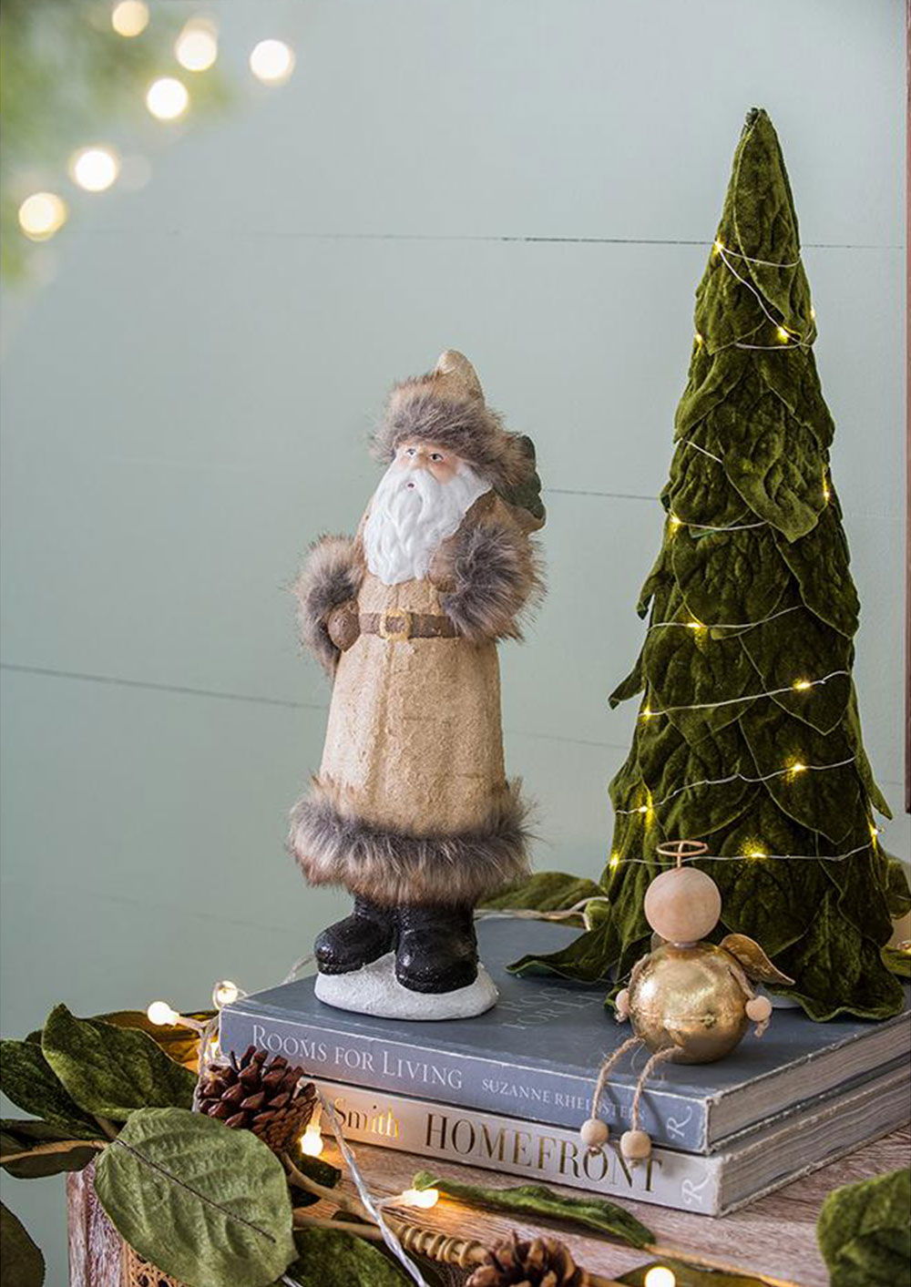 Christmas Gnomes Decorations, Christmas Table Home Ornaments For Holiday Party Gifts (Set of 2) - Beige / White