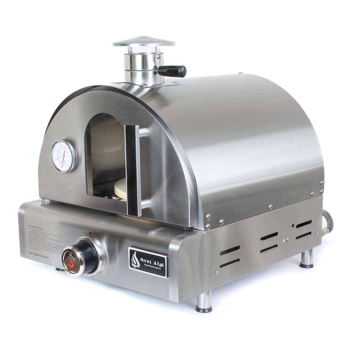 Mont Alpi Portable Propane Outdoor Pizza Oven - MAPZ-SS