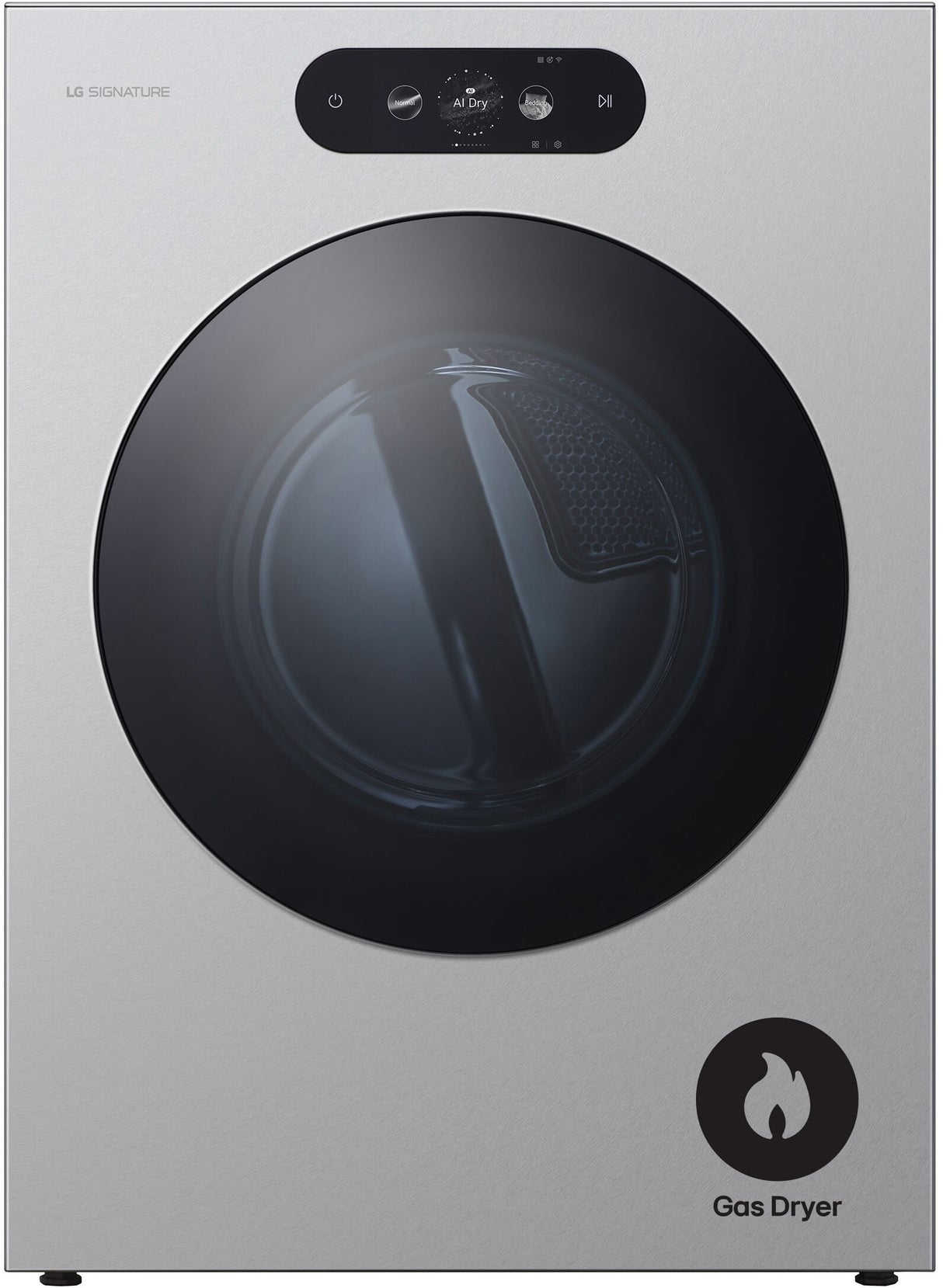 LG SIGNATURE DLGX9901S 29 inch front load gas dryer