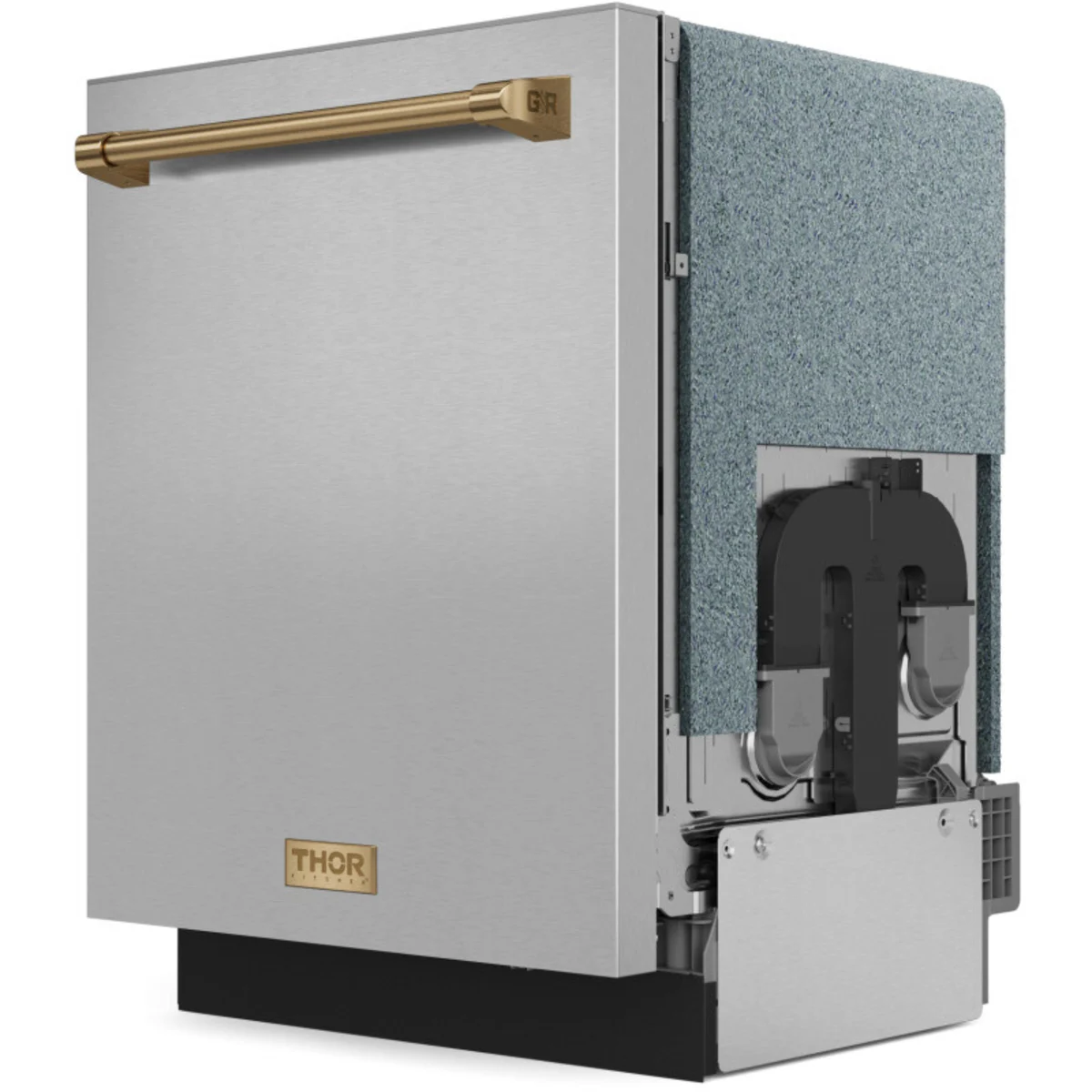 24 Inch Built-In Fully Integrated Dishwasher with 15 Place Setting Capacity