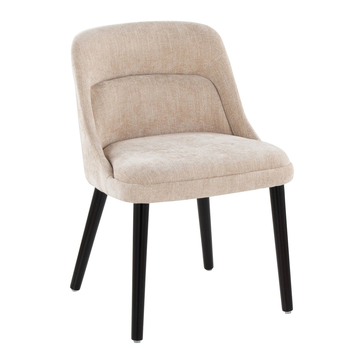 Rina - Dining Chair - Black Wood (Set of 2)