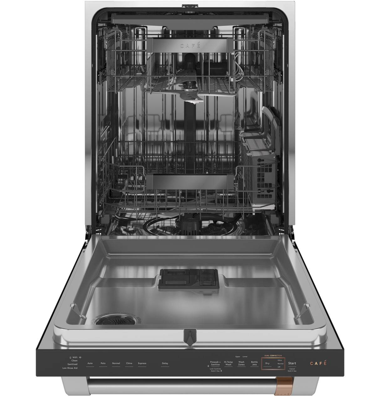 Caf(eback)(TM) ENERGY STAR(R) Smart Stainless Steel Interior Dishwasher with Sanitize and Ultra Wash & Dual Convection Ultra Dry - (CDT875P3ND1)