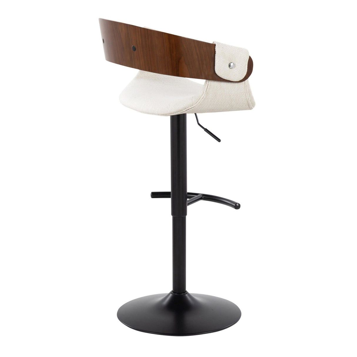 Elisa - Adjustable Barstool (Set of 2) - Black Base