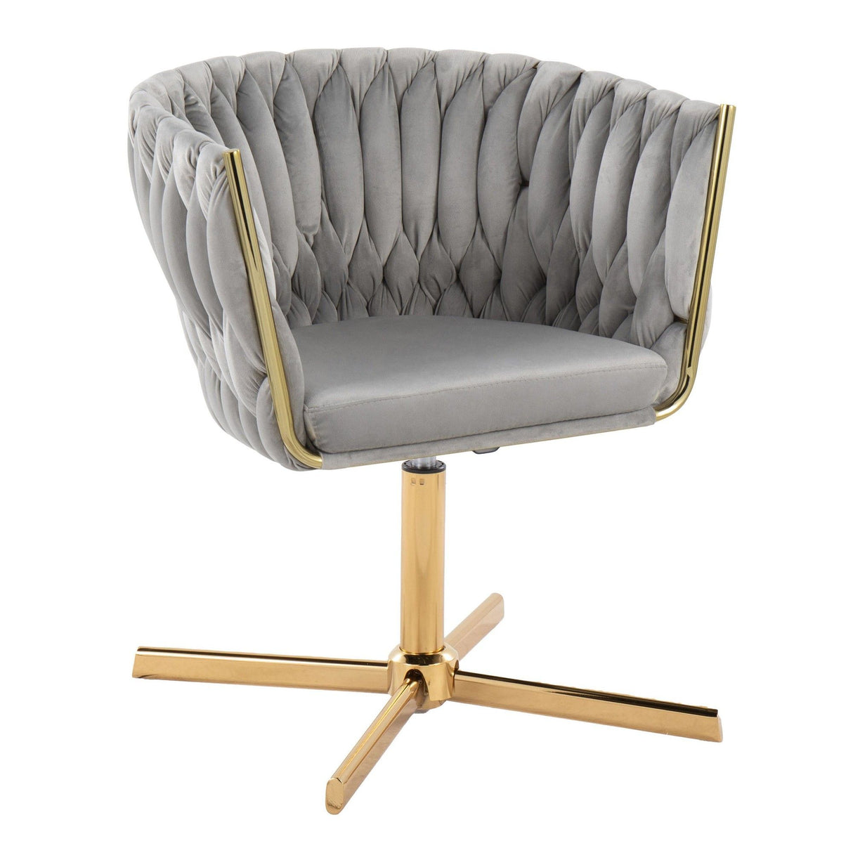 Renee - Renee Swivel Accent Chair - Gray
