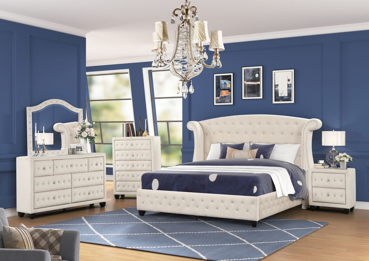 Sophia - Upholstered Bedroom Set