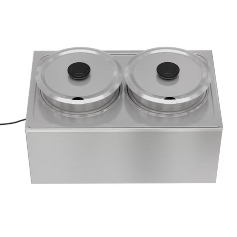 8 Qt. Two-Pot Electric Countertop Food Warmer, CFW-4.