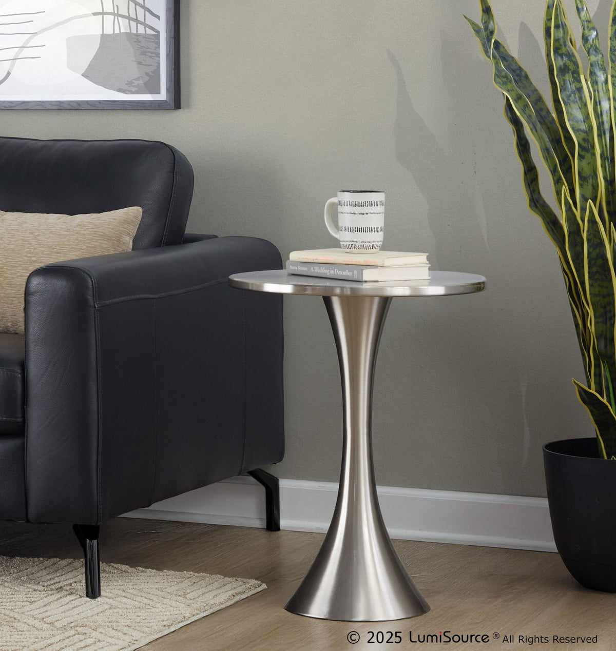Lenuxe - Metal Accent Table