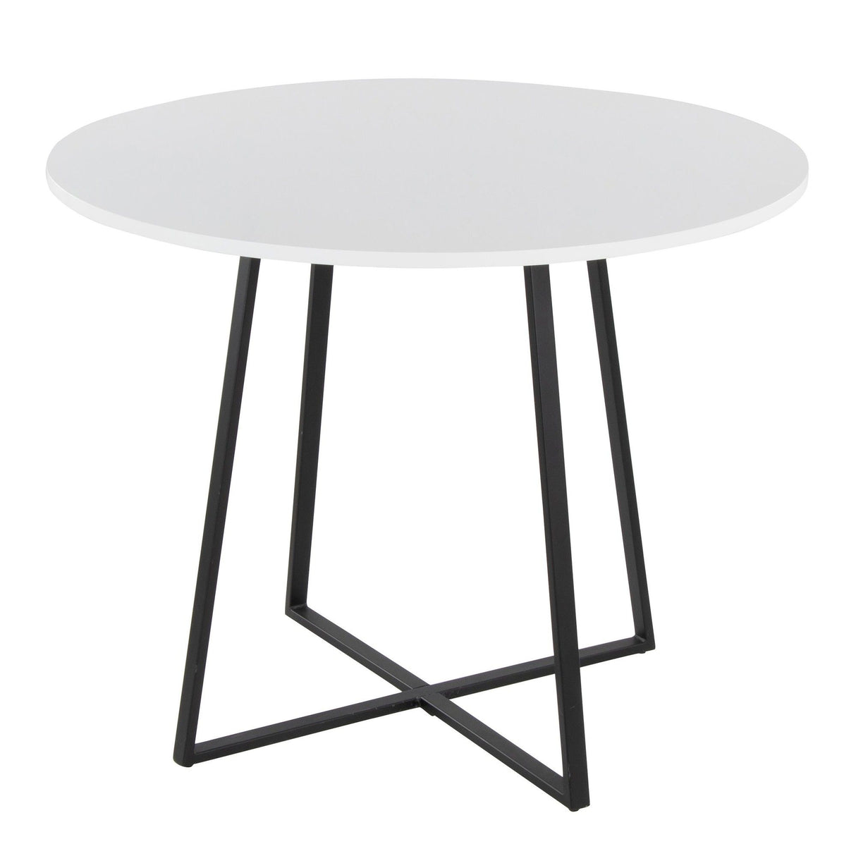 Cosmo - Canary Dining Table - Black Metal Base