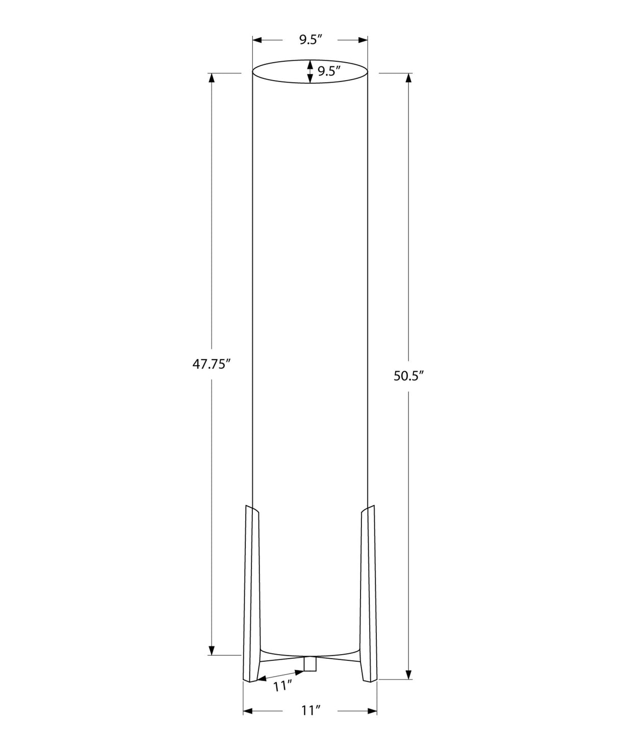 Lighting, Floor Lamp, Wood Look, Contemporary - Brown