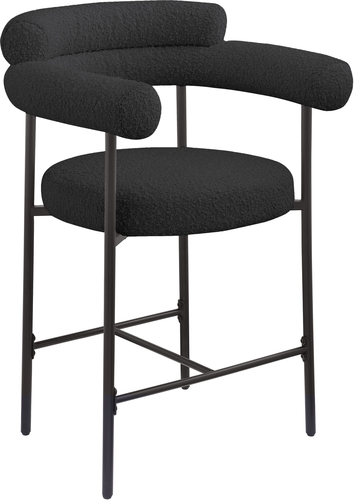 Blake - Counter Stool With Black Base (Set of 2)