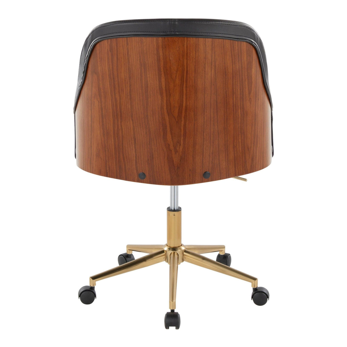 Bacci - Office Chair - Gold Metal Base