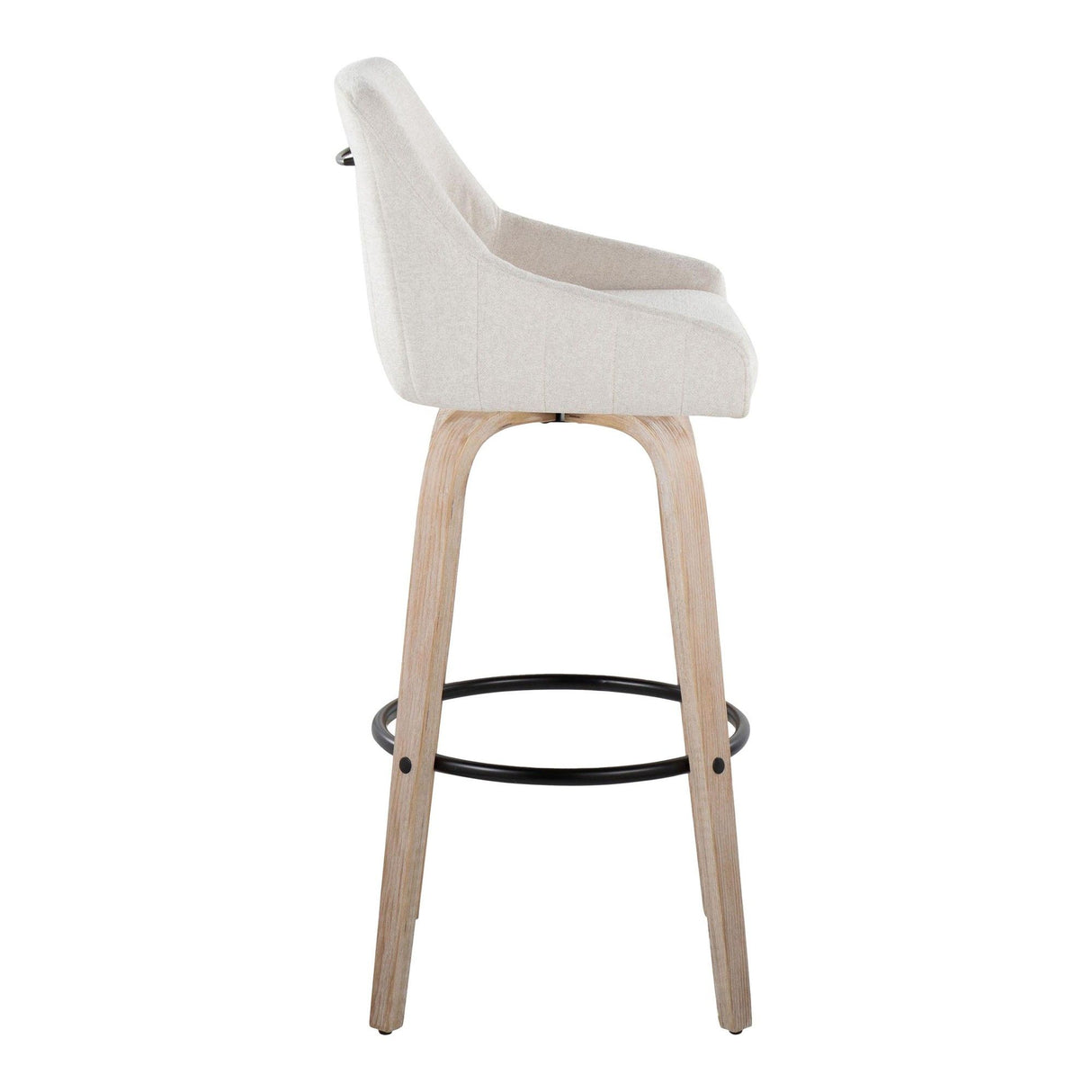 Hannah - 30" Fixed-Height Barstool With Swivel (Set of 2)