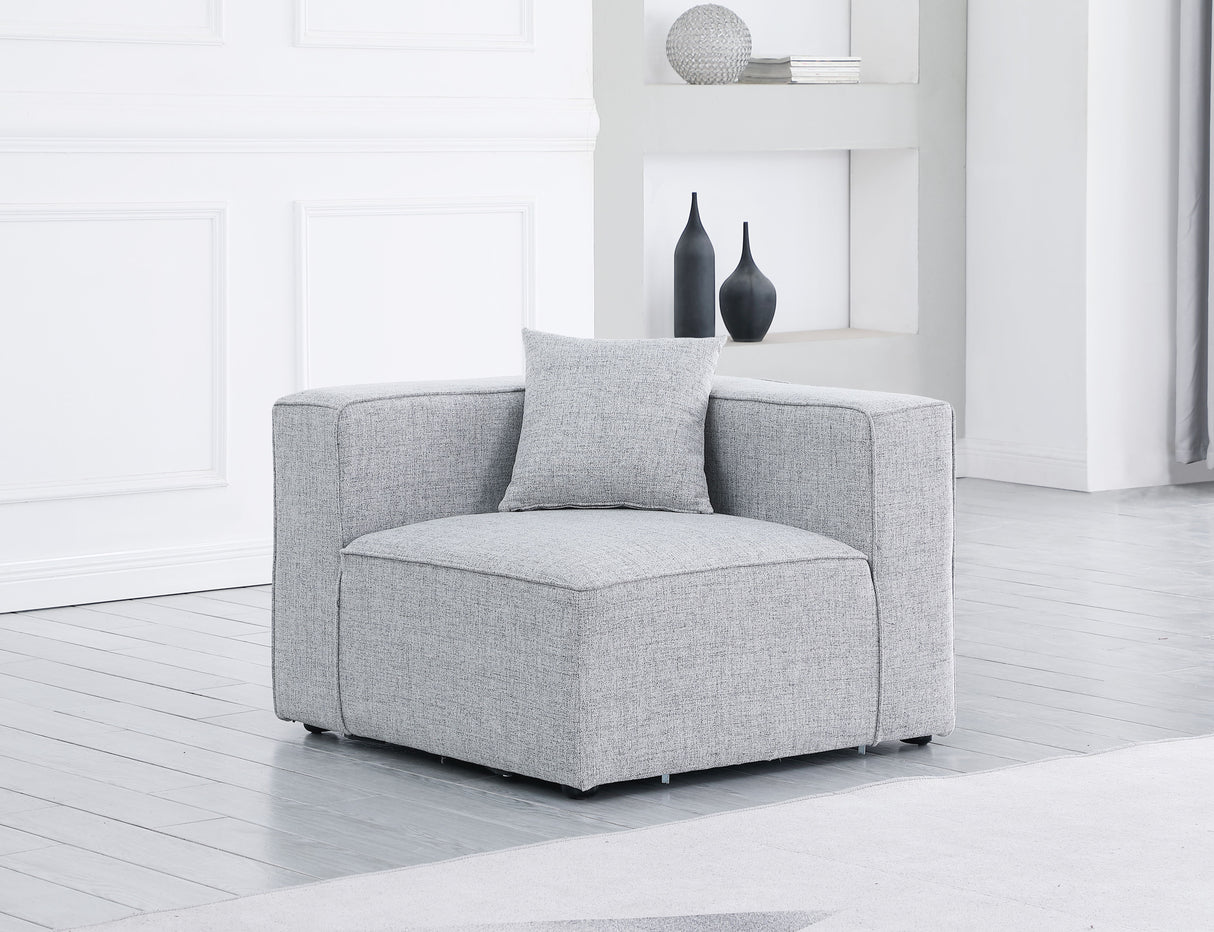Cube - Linen Corner Chair