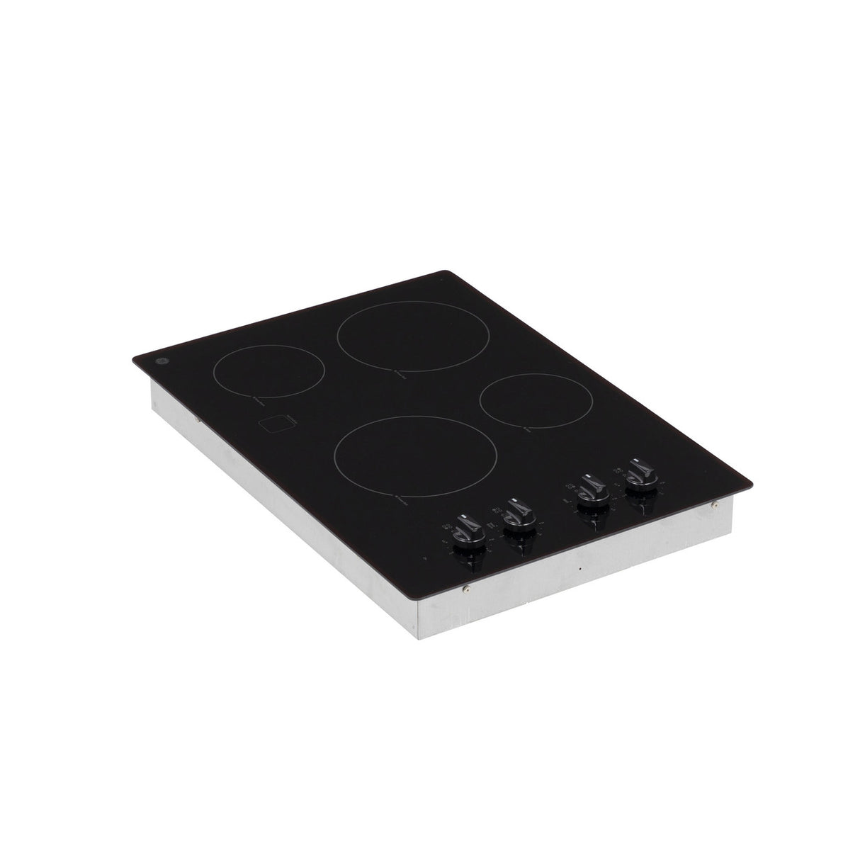 GE JP3030DWBB electric cooktop — detail view