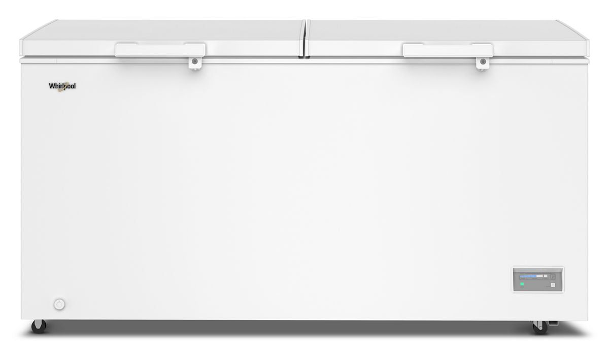 Whirlpool WZCC5519TW 19 cu. ft. convertible freezer-to-fridge chest freezer in white