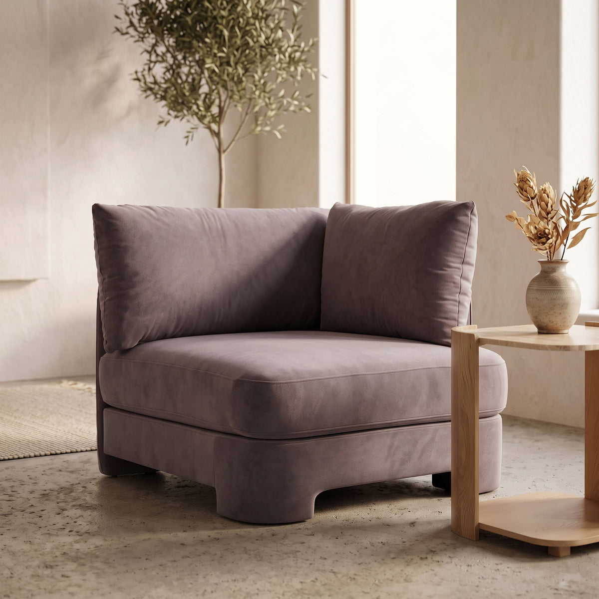 Hammond - Velvet Performance Fabric Upholstered Chair