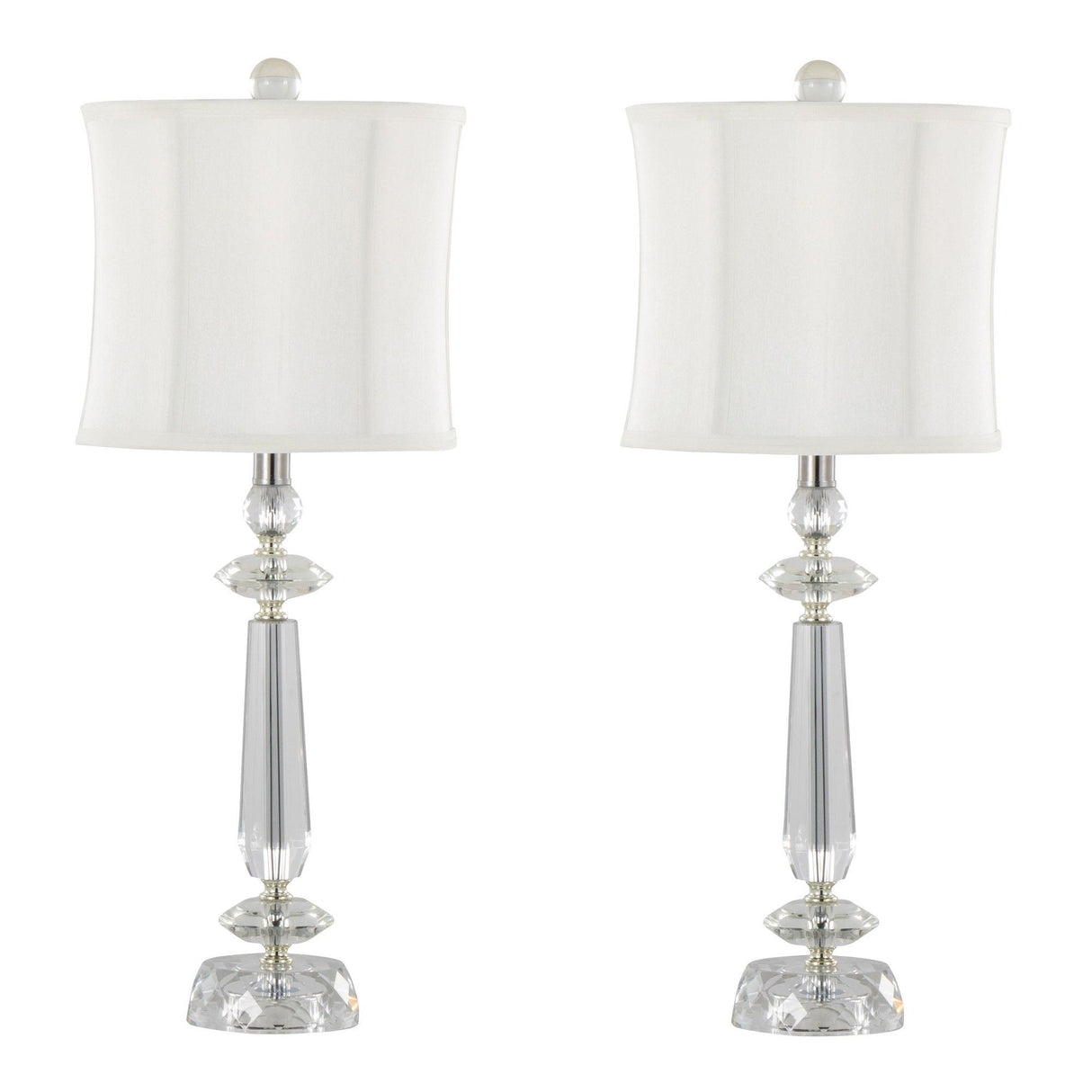 Karat - 25" Crystal Table Lamp (Set of 2)
