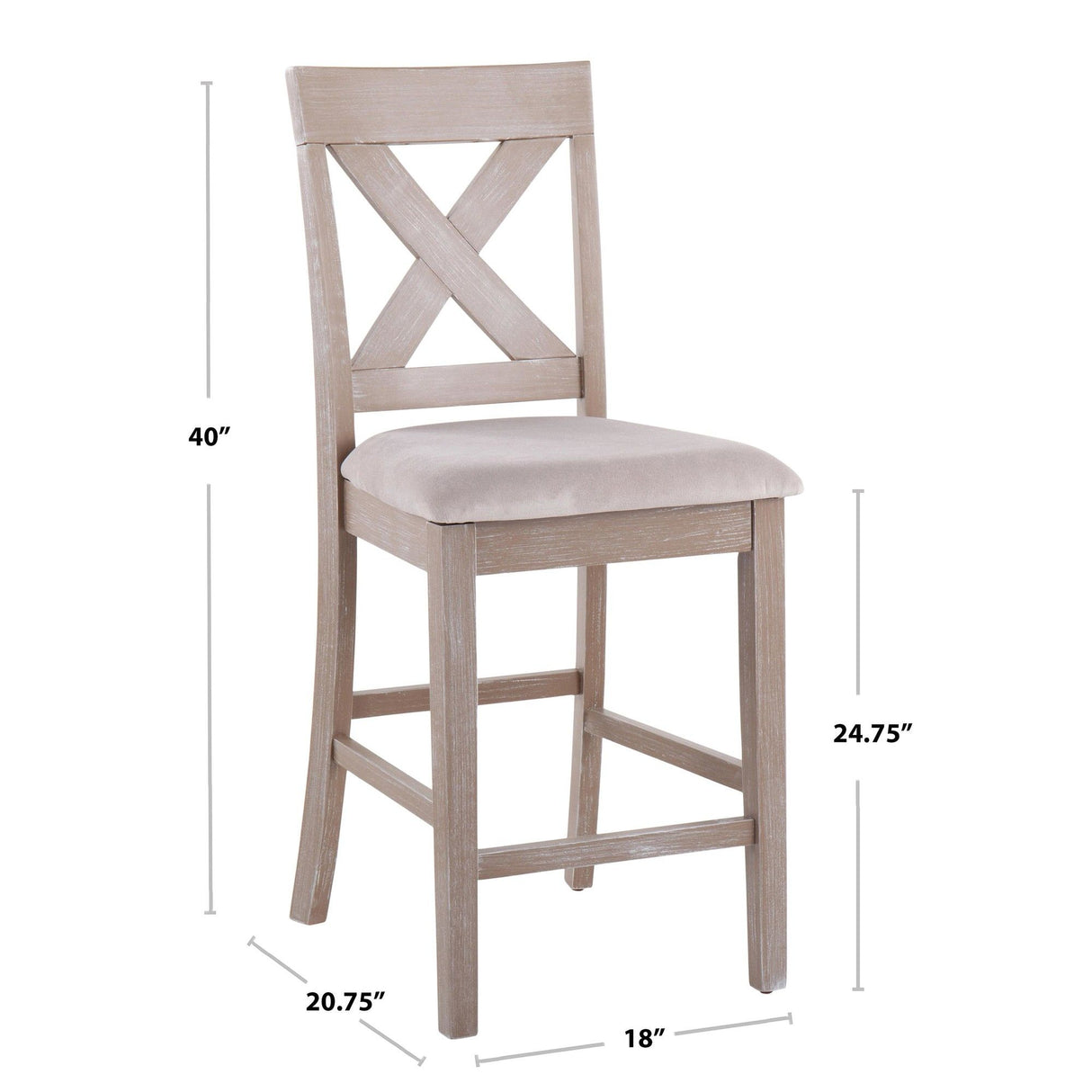 Harper - 5 Piece Counter Set - Dark Brown
