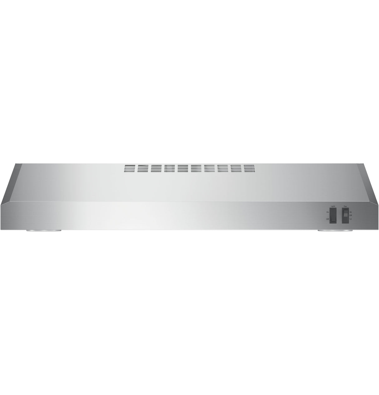 GE JVX5305SJSS - 30 in. Convertible Standard Style Under The Cabindet Range Hood with 270 CFM, 2 Fan Speeds & 2 LED Lights - Stainless Steel