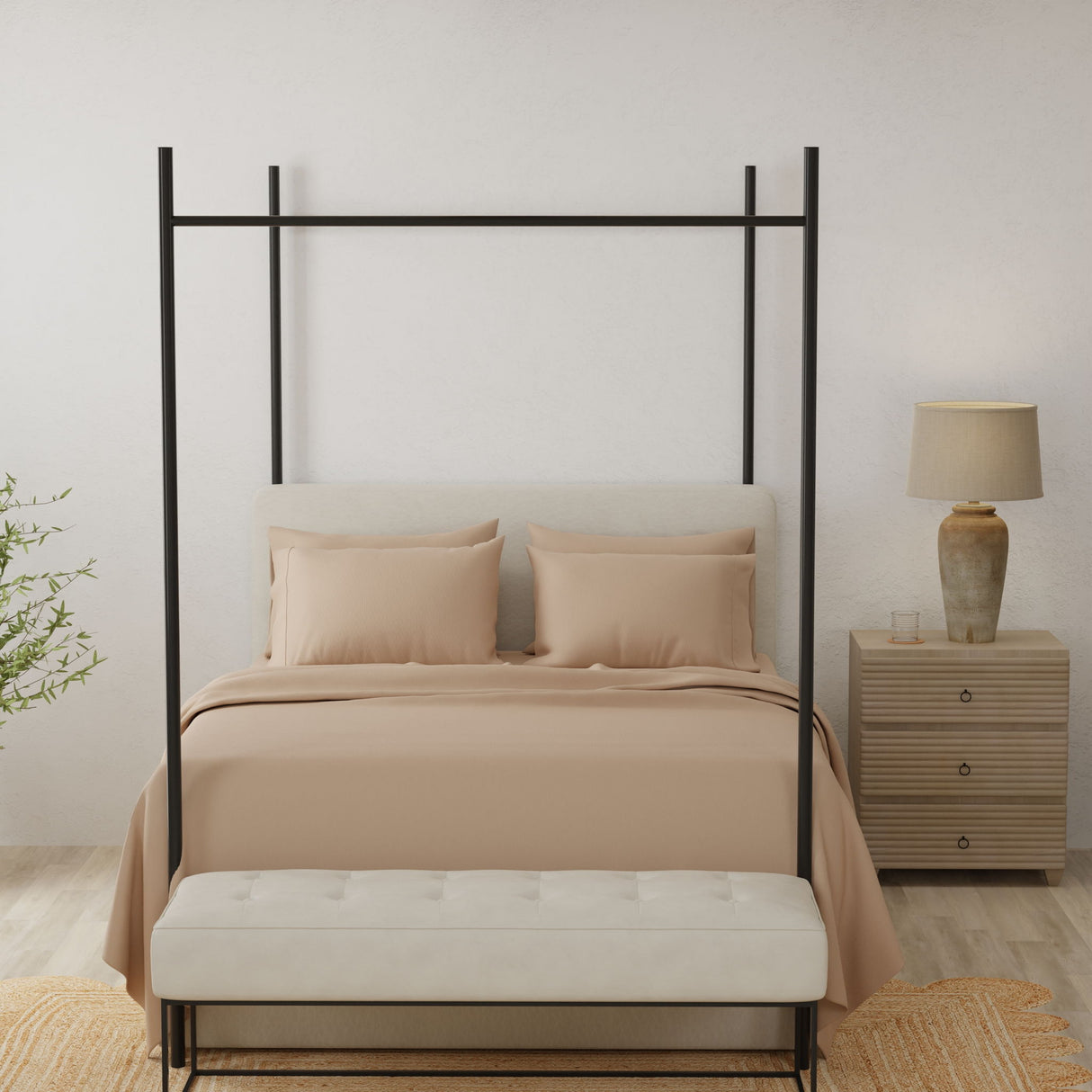 Brushed Microfiber Hypoallergenic Sheet Set