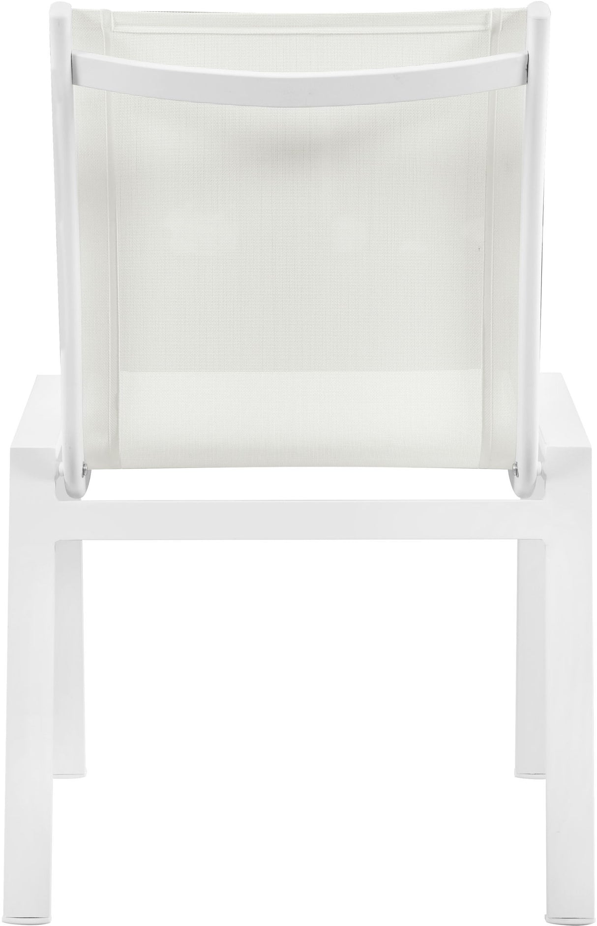 Nizuc - Outdoor Patio Dining Chair With White Frame (Set of 2)