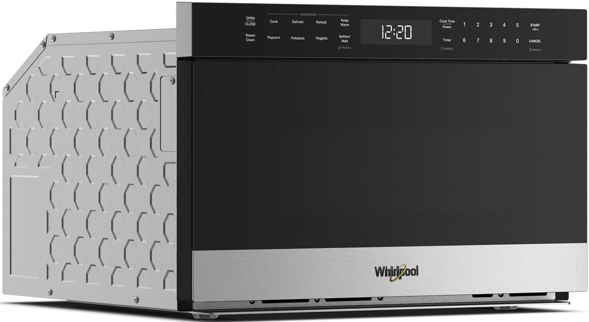 Whirlpool WMBD5024TS microwave drawer angled view