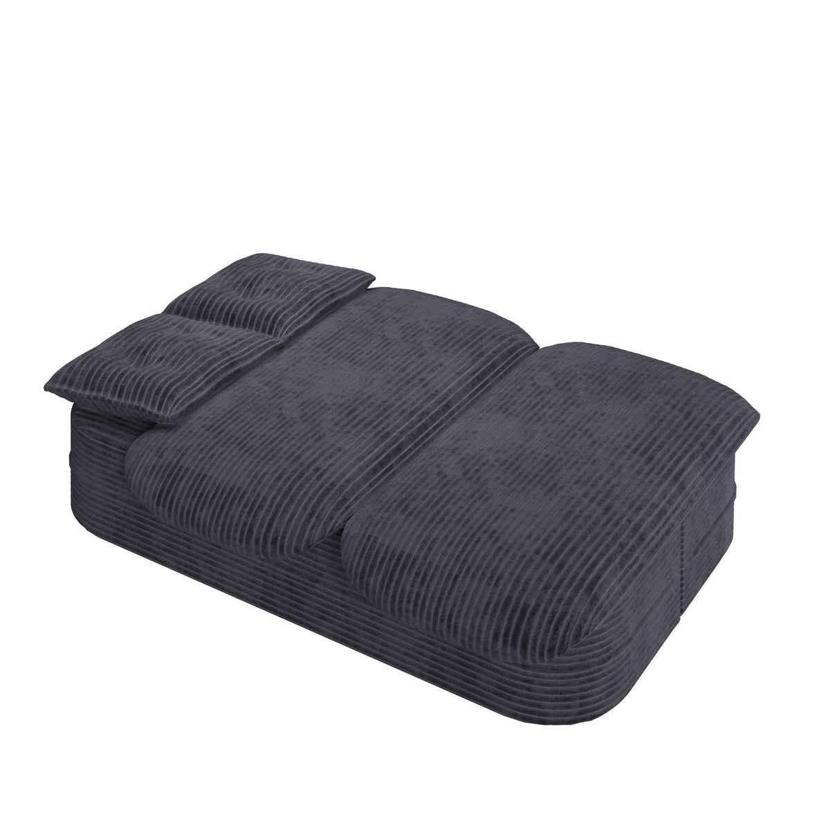 Convertible Floor Sofa Bed With Multi Functional Blanket