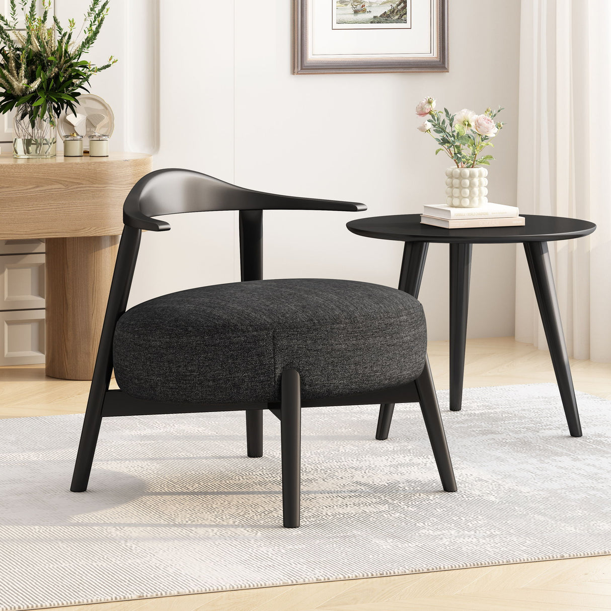 Modern Living Room Upholstered Accent Chair