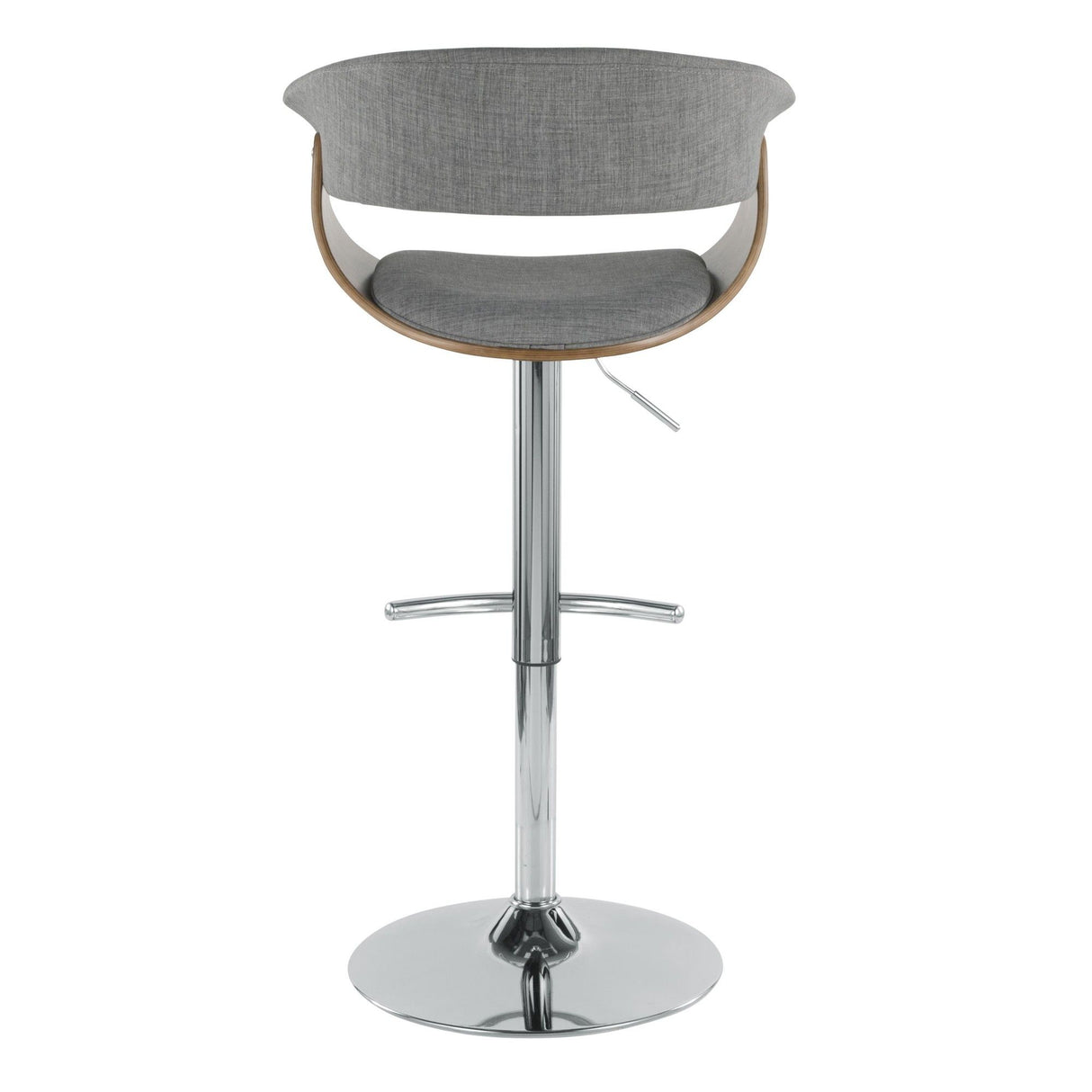 Vintage Mod - Adjustable Barstool (Set of 2) - Chrome Base