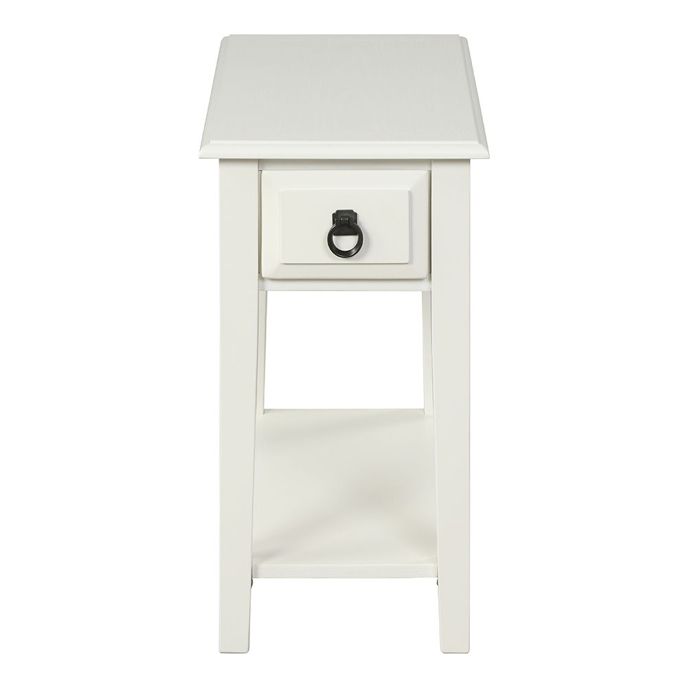 Jeana - Accent Table - White