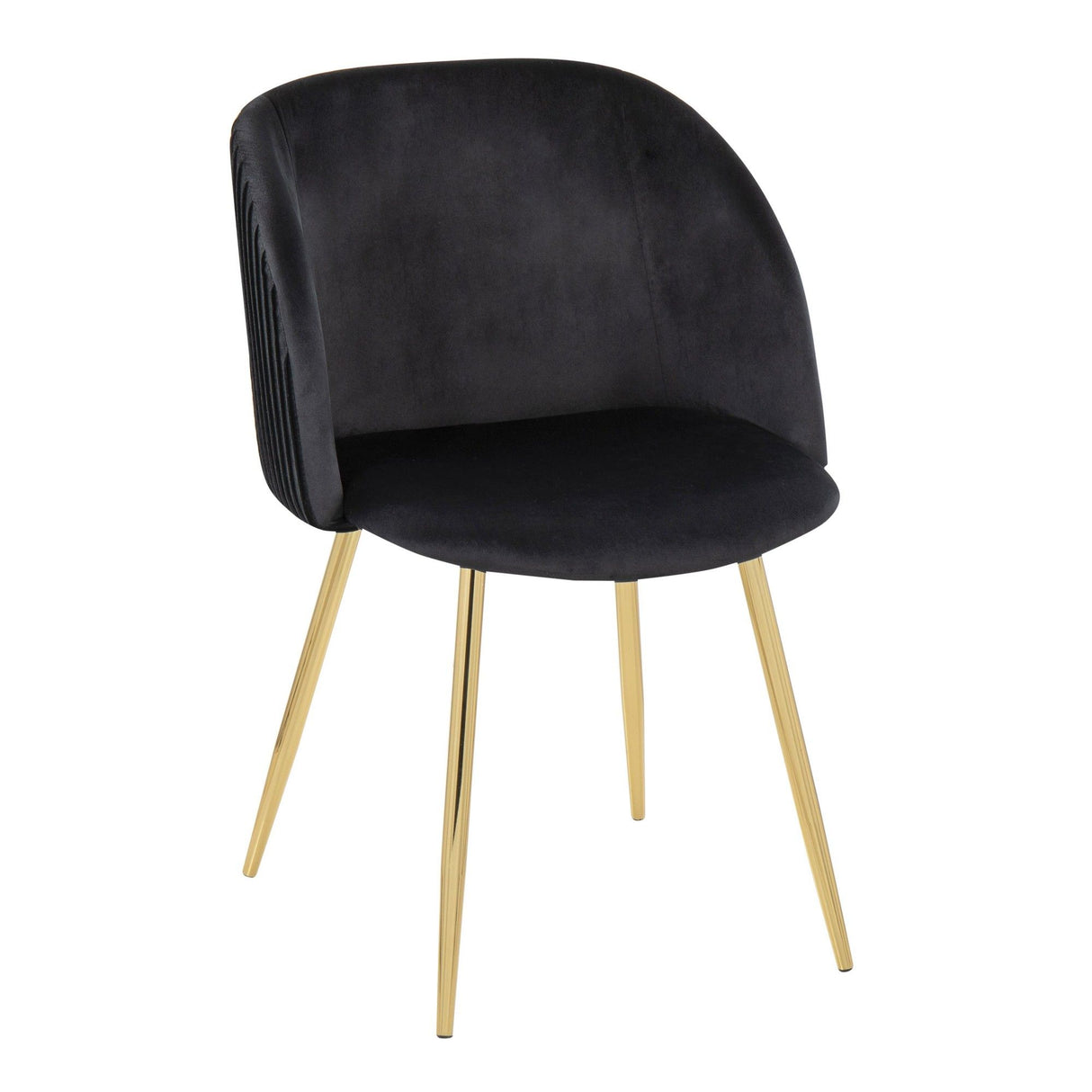 Luna - Pleated Contemporary Chair (Set of 2)