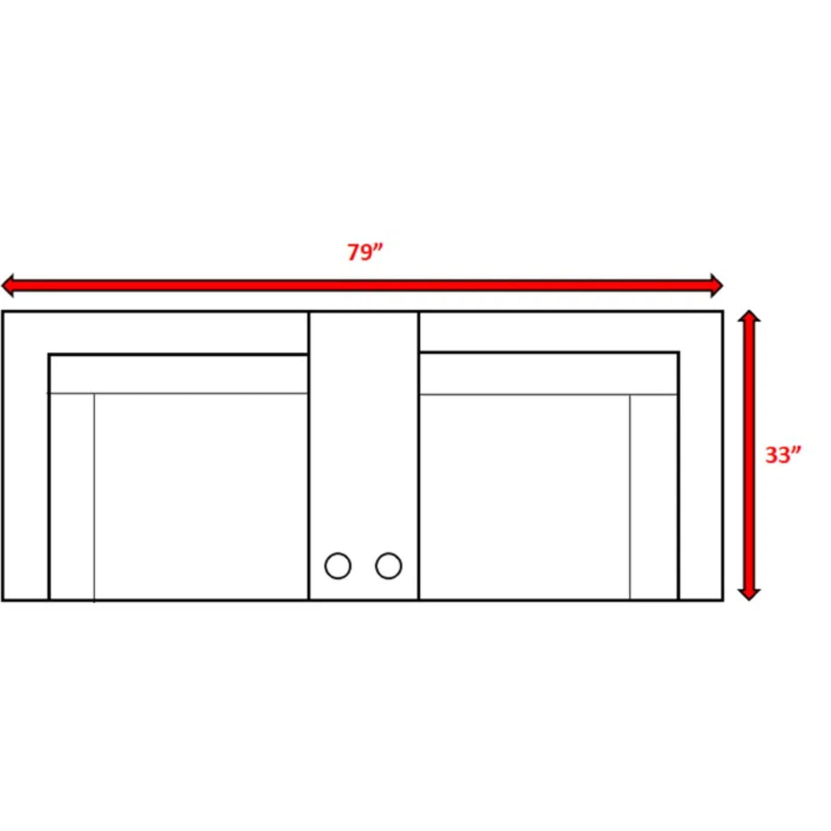 Outdoor Seating Group With Cushions 2 Person - Gray