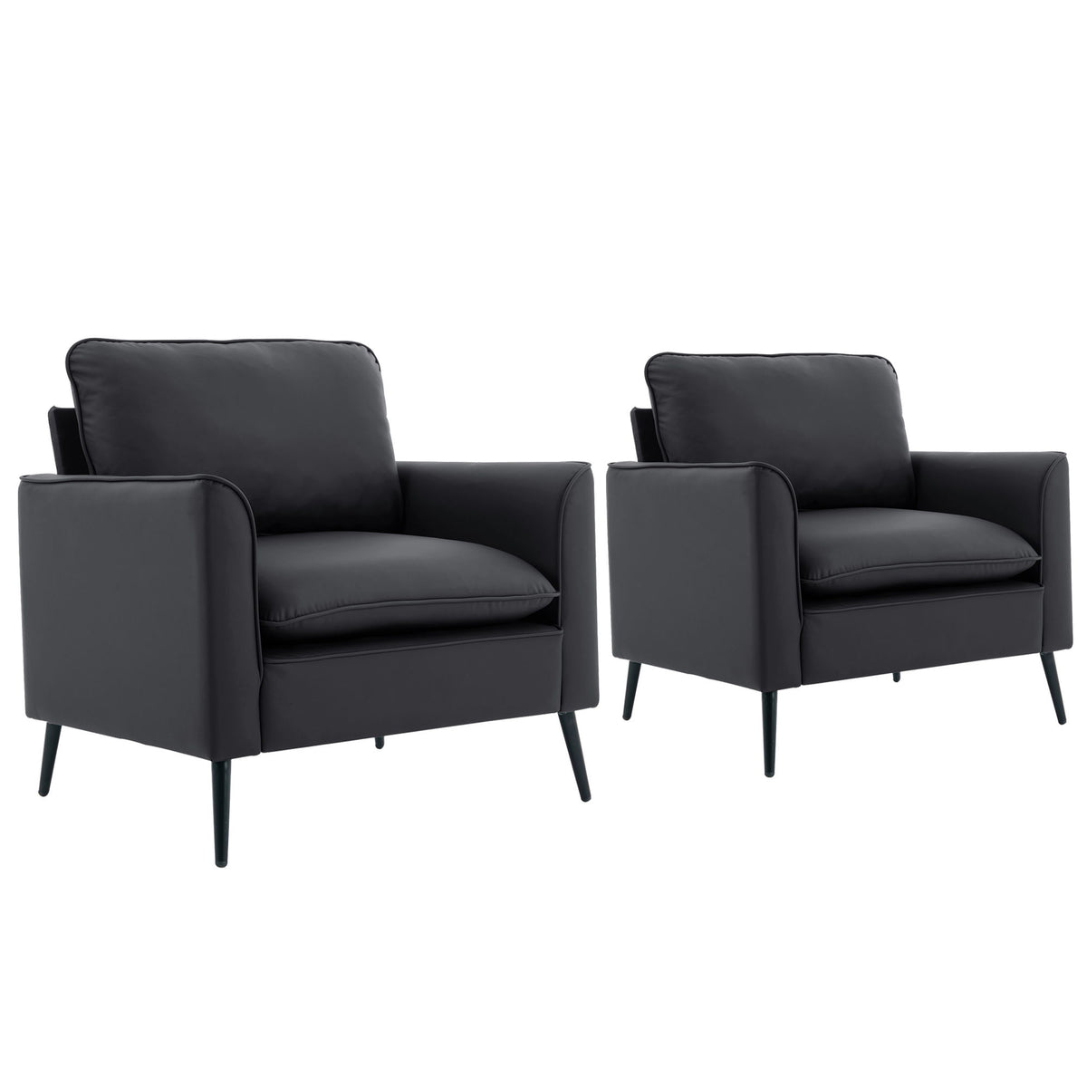 Nordic Retro Light Luxury Upholstered Sofa Chair