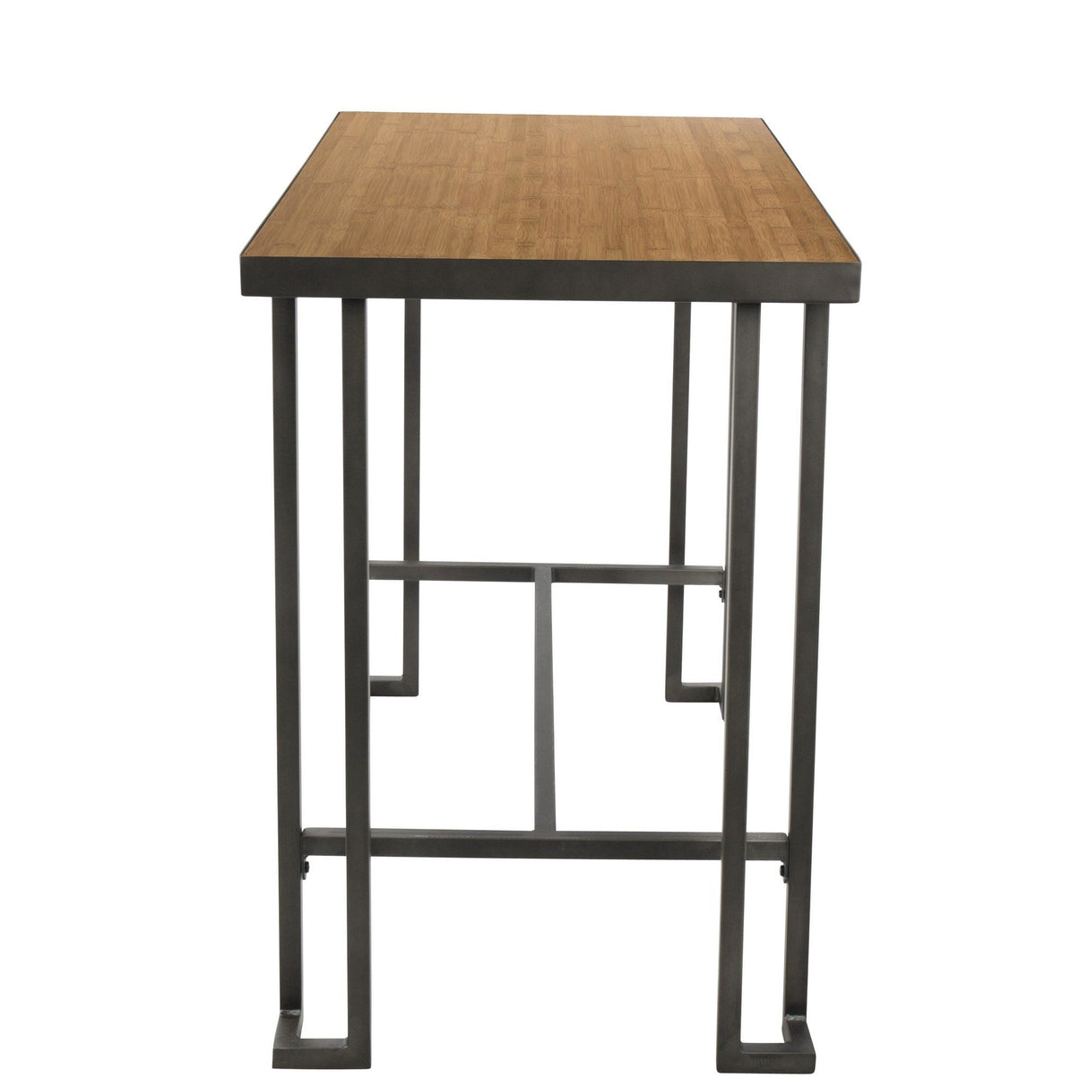 Roman - Counter Table - Gray And Natural