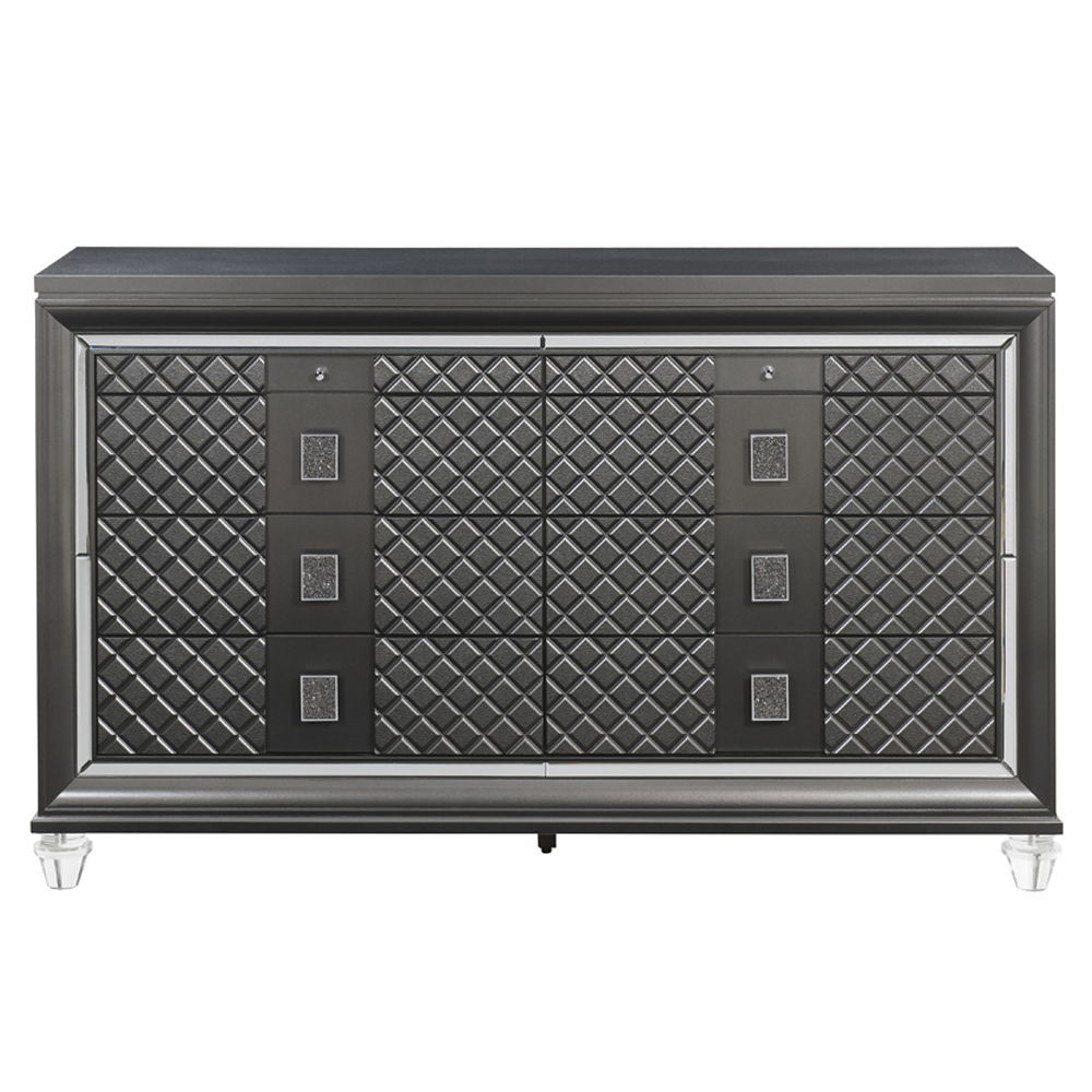 Sawyer - Dresser - Metallic Gray