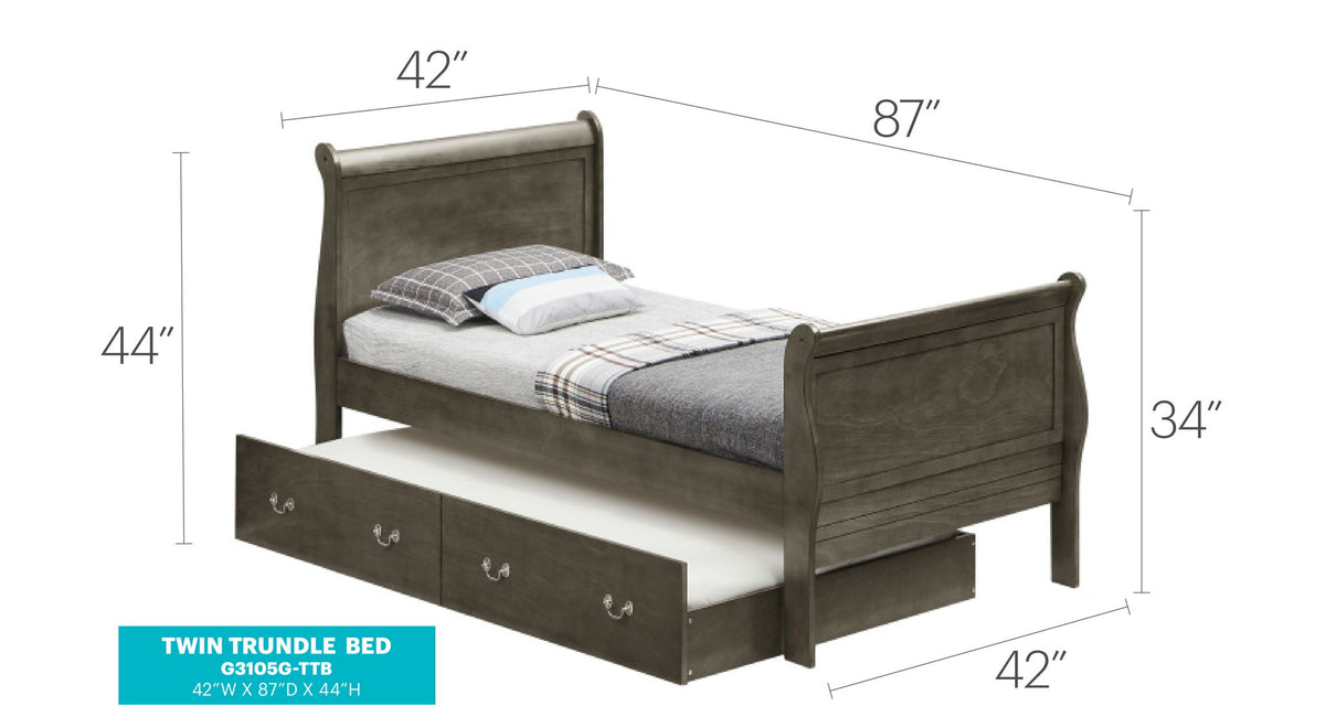 Elegant Trundle Bed With Timeless Charm