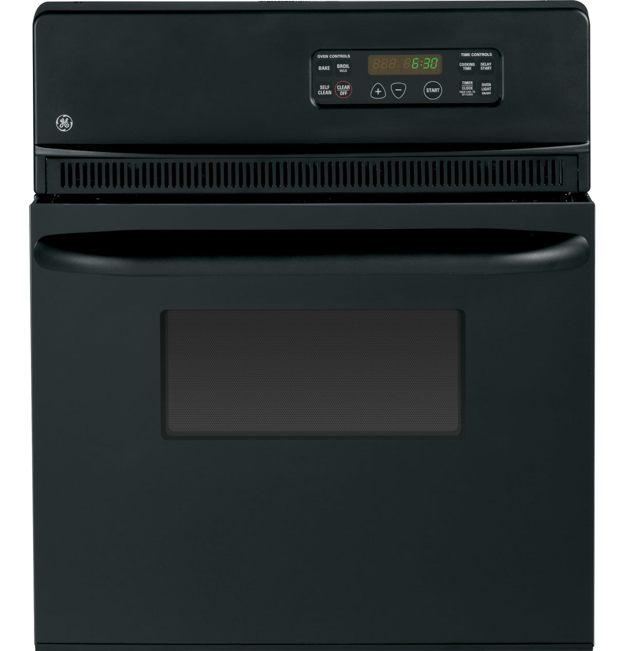 GEJRP20BJBB - 24 in. 2.7 cu. ft. Electric Single Wall Oven - Black on Black