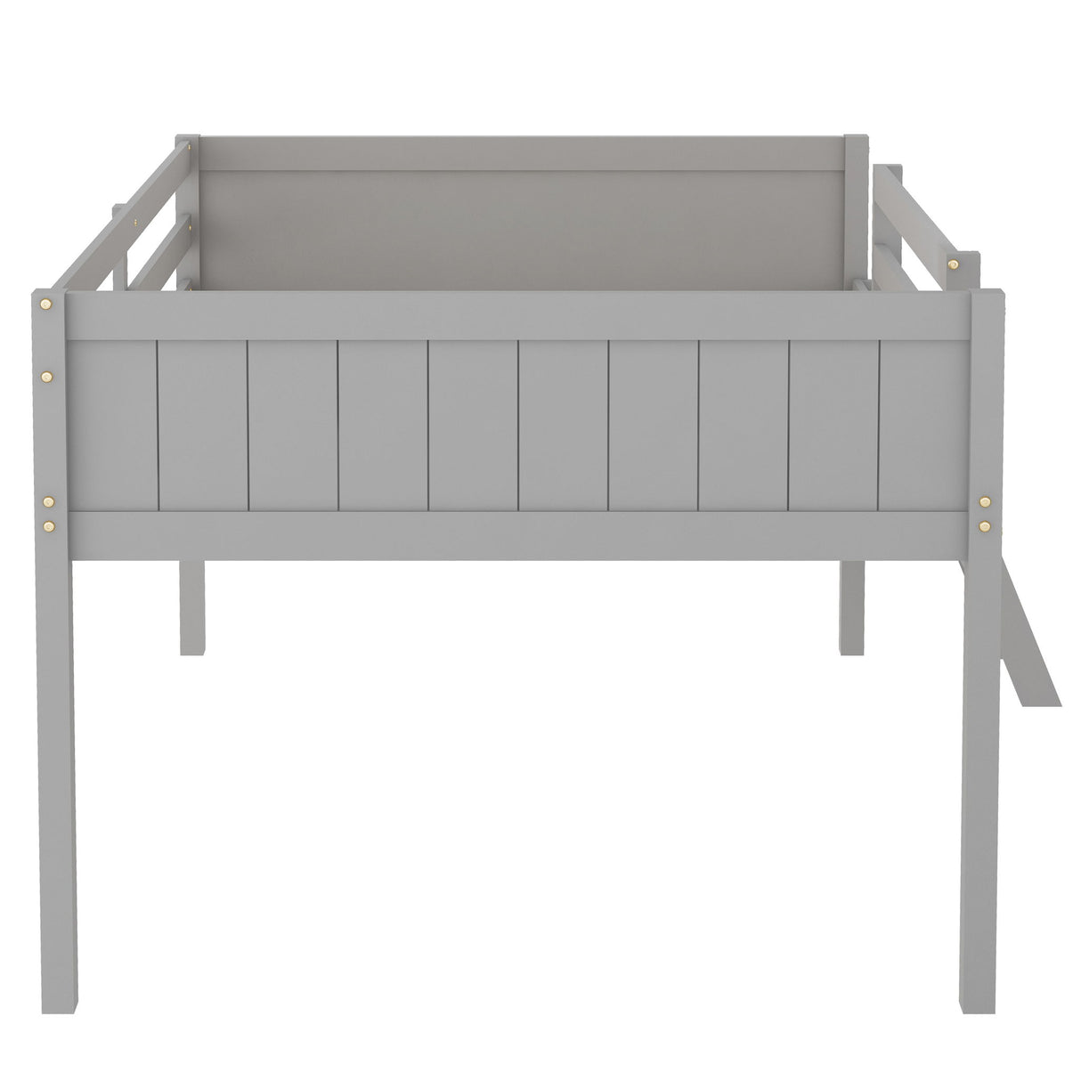 Low Loft Bed With Adjustable Ladder