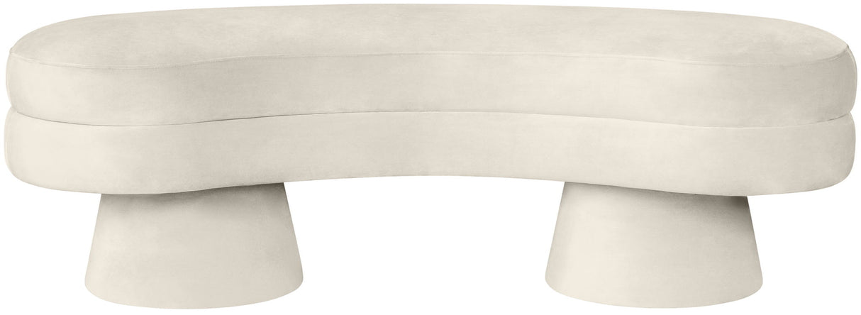 Zenna - Velvet Bench