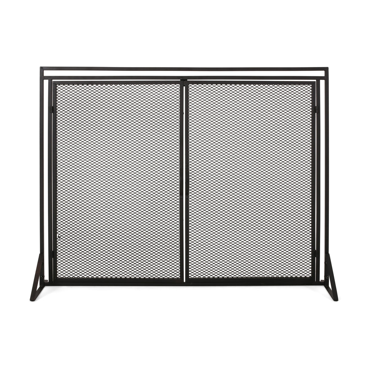 Samantha - Iron Fireplace Screen 2 Door Design