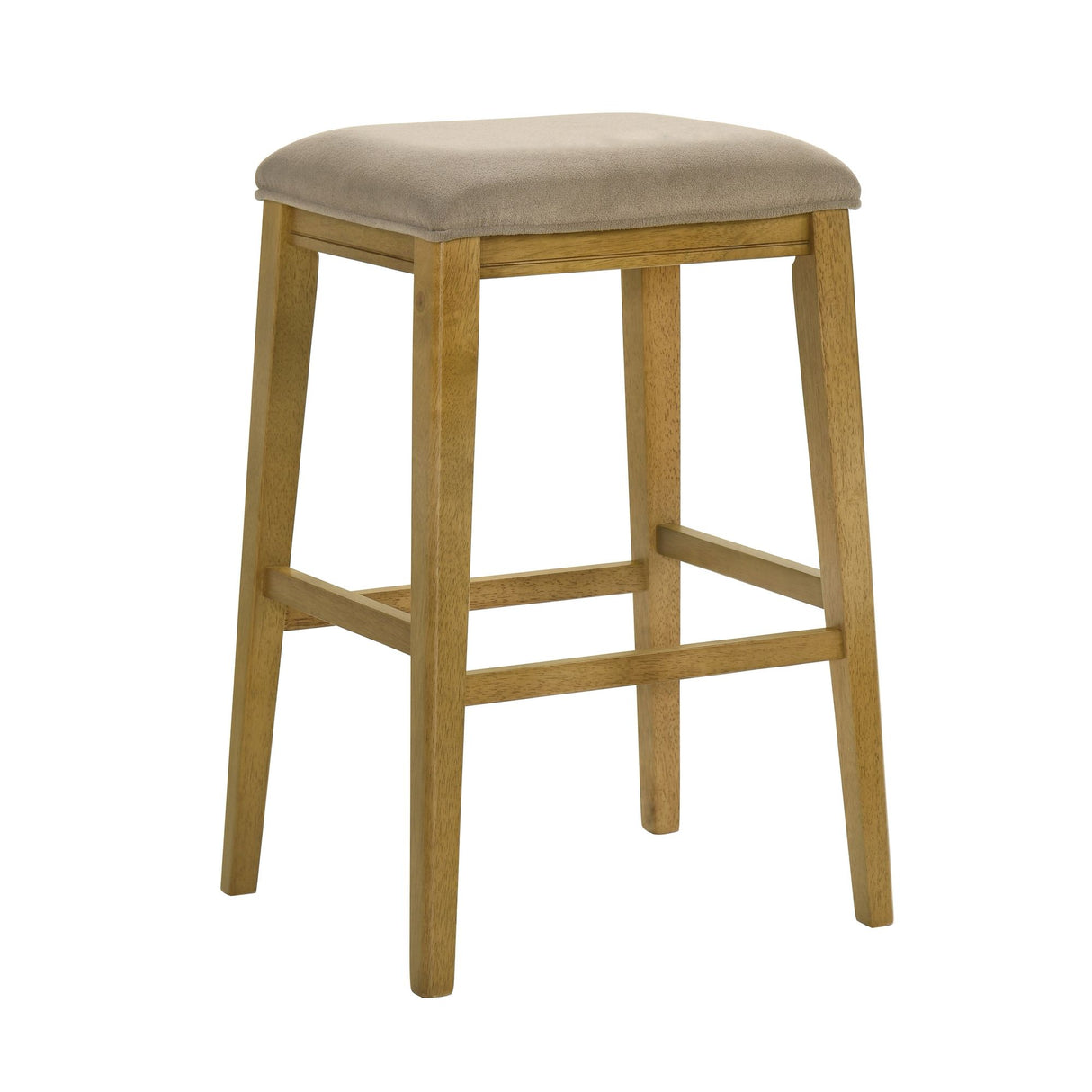 Jane - Contemporary Transitional Wood Bar Height Kitchen Bar Stool