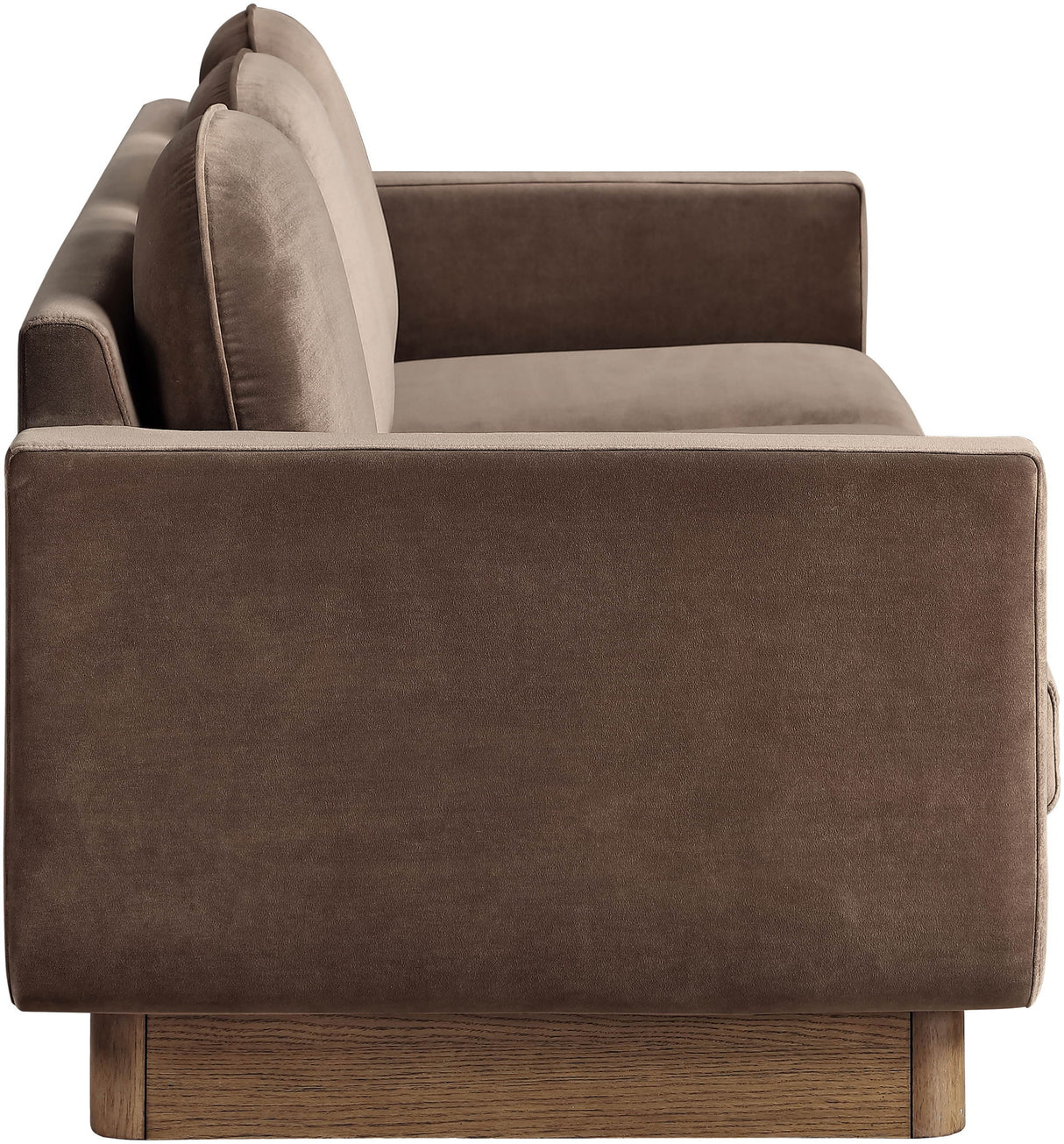 Diviento - Velvet Performance Fabric Upholstered Sofa