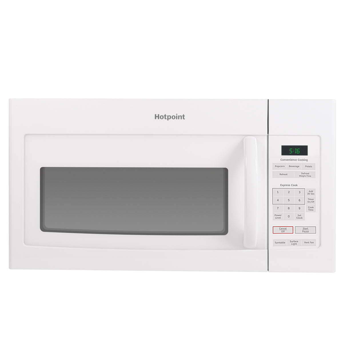 Hotpoint RVM5160DHWW Over-the-Range Microwave White