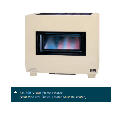 Empire RH65B Visual Flame Gas Room Heater - Natural Gas