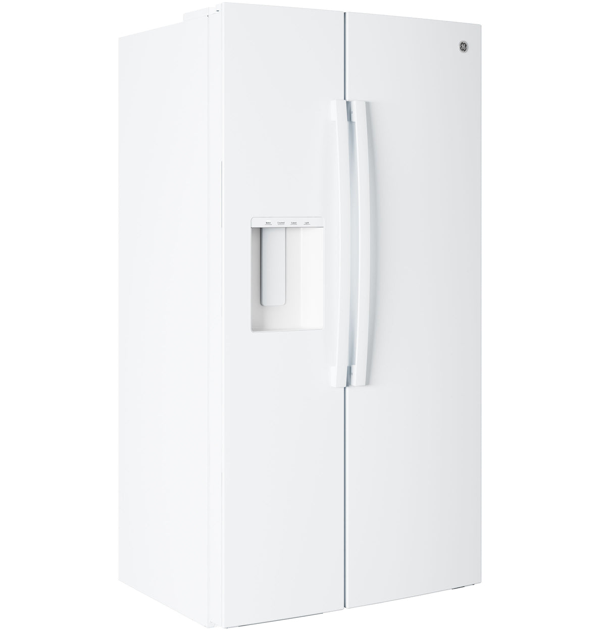 GE GZS24NGYWW side-by-side refrigerator