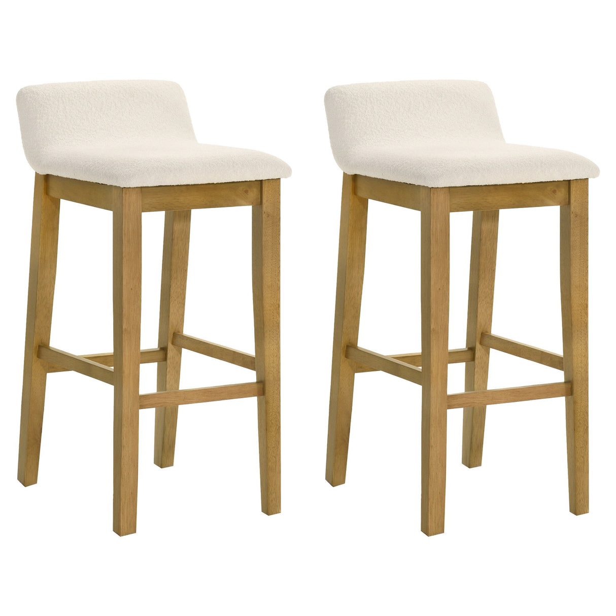 Annikah - Modern Transitional Wood Bar Height Kitchen Bar Stool